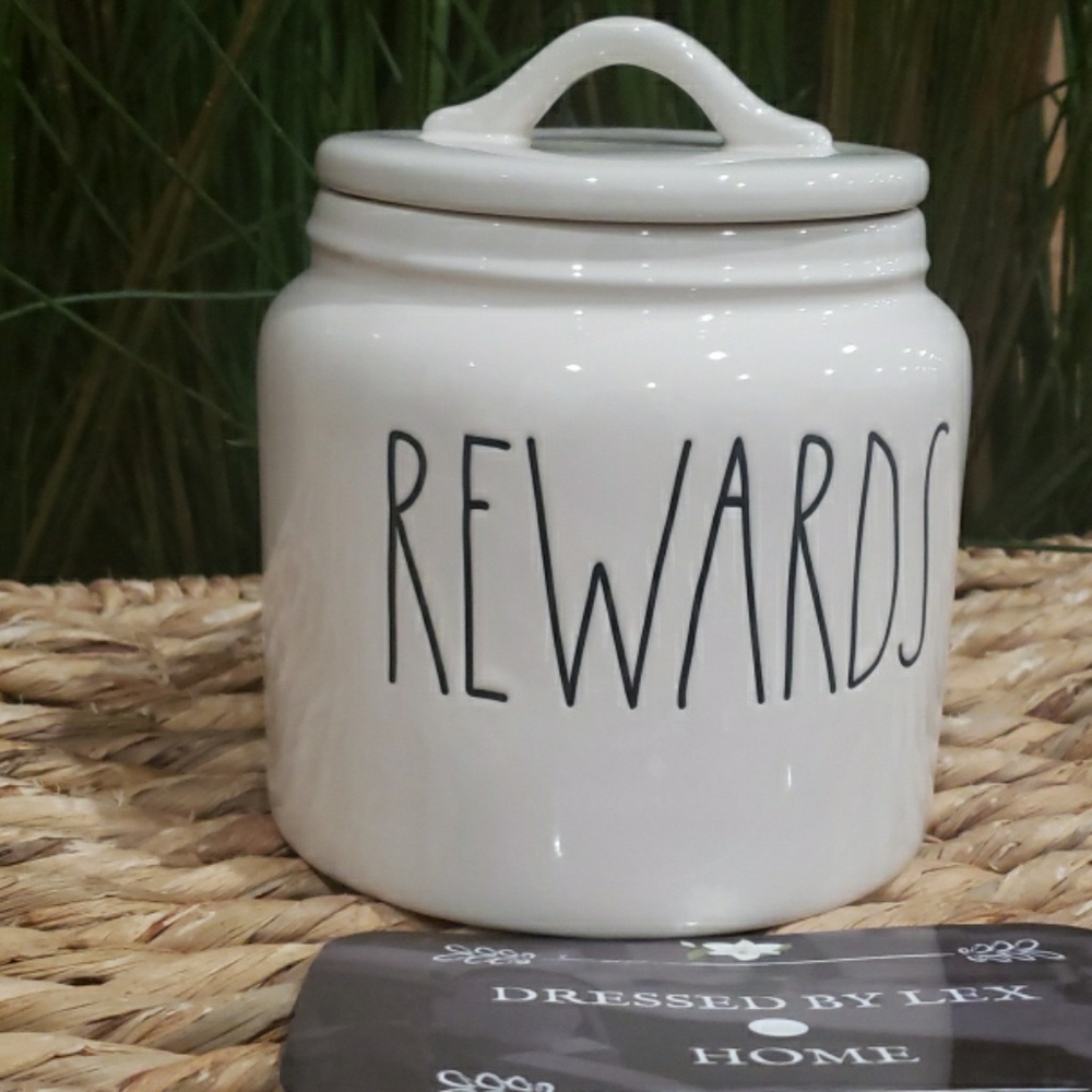NWT HTF Rae Dunn REWARDS Canister